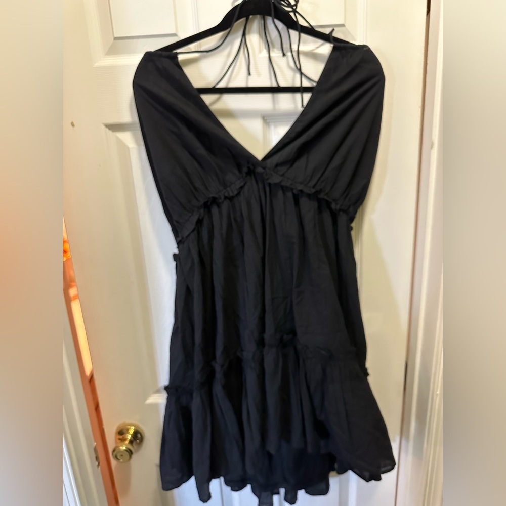 H&M Women’s Black Halter Dress XL NWT